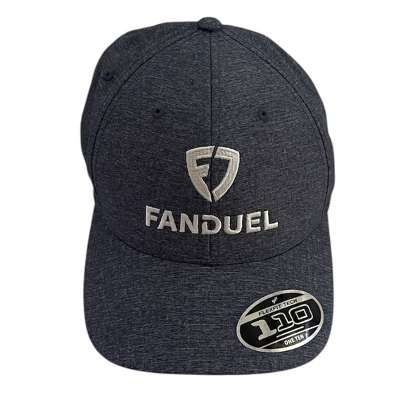 Fanduel Hat Mens 110 Flexfit Adjustable Snapback Blue White Embroidered Logo - Picture 1 of 7